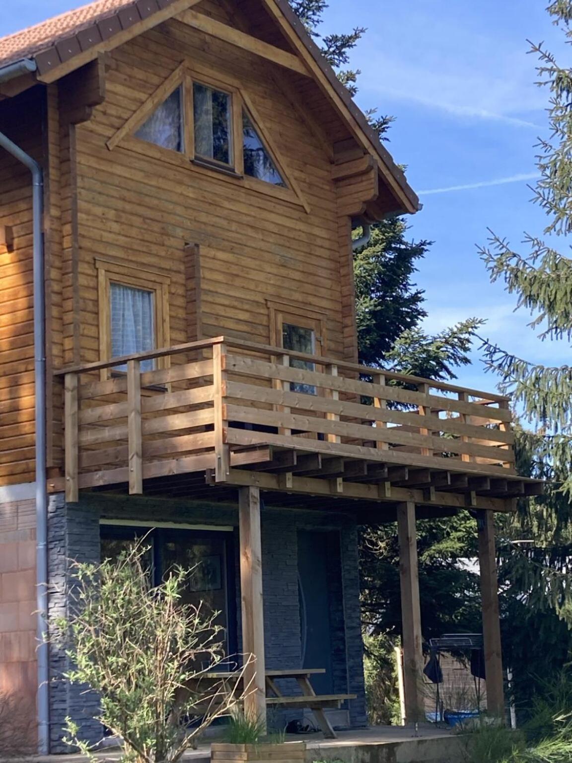 Chalet Chaleureux Avec Cheminee Et Vue Montagne Proche Gerardmer "Mon Beau Sapin" Villa Anould Exterior photo